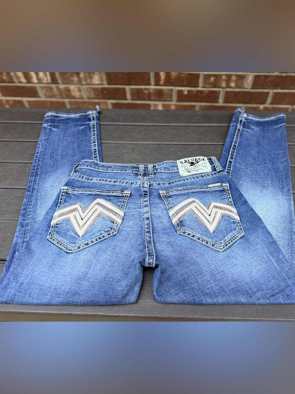 Salvage Supply Company Havoc Straight Slim Jeans 32x32 - Picture 4 of 12